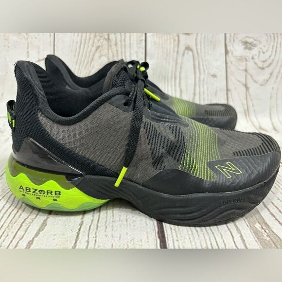 New Balance FuelCell Rebel TR MRBLTRG1 Men's Sneakers Black Lime Green - Picture 1 of 12